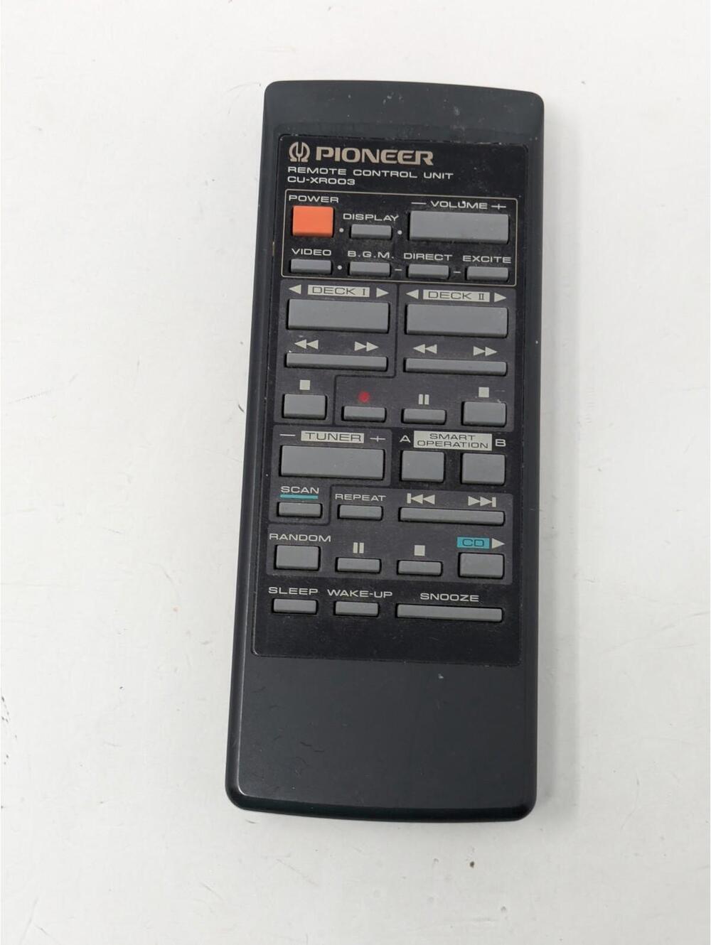 Pioneer CU-XR003 Remote Control Tested And Working Authentic OEM